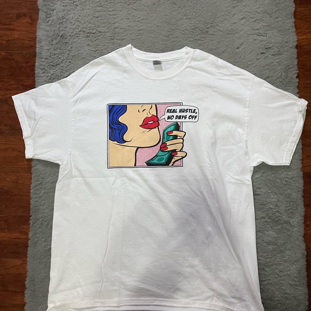 ‘Real Hustle, No Days Off’ Graphic Tee
